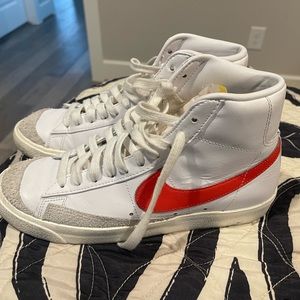 Nike Blazer Mid 77 Vintage Shoes Red